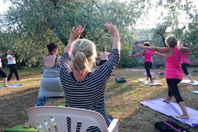 Italien: underbart att vara här igen! Yoga i klostermiljö har startat!